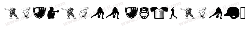 BASEBALL SOFTBAL字体转换